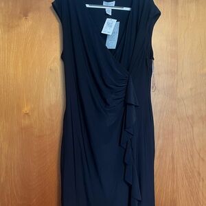 Carmen Marc Valvo Navy Stretch Dress XL NWT